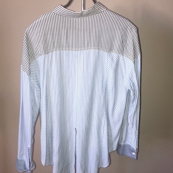 Free People Striped Button Down Shirt SP - Picture 5 of 7